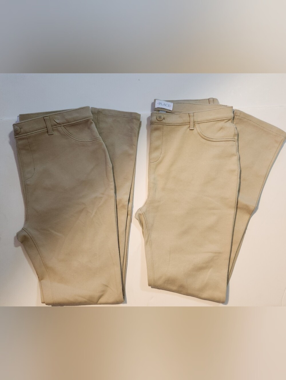 🩷The Children's Place Girl's Uniform 2pc Jegging Style Pants Size: 18 /XXL